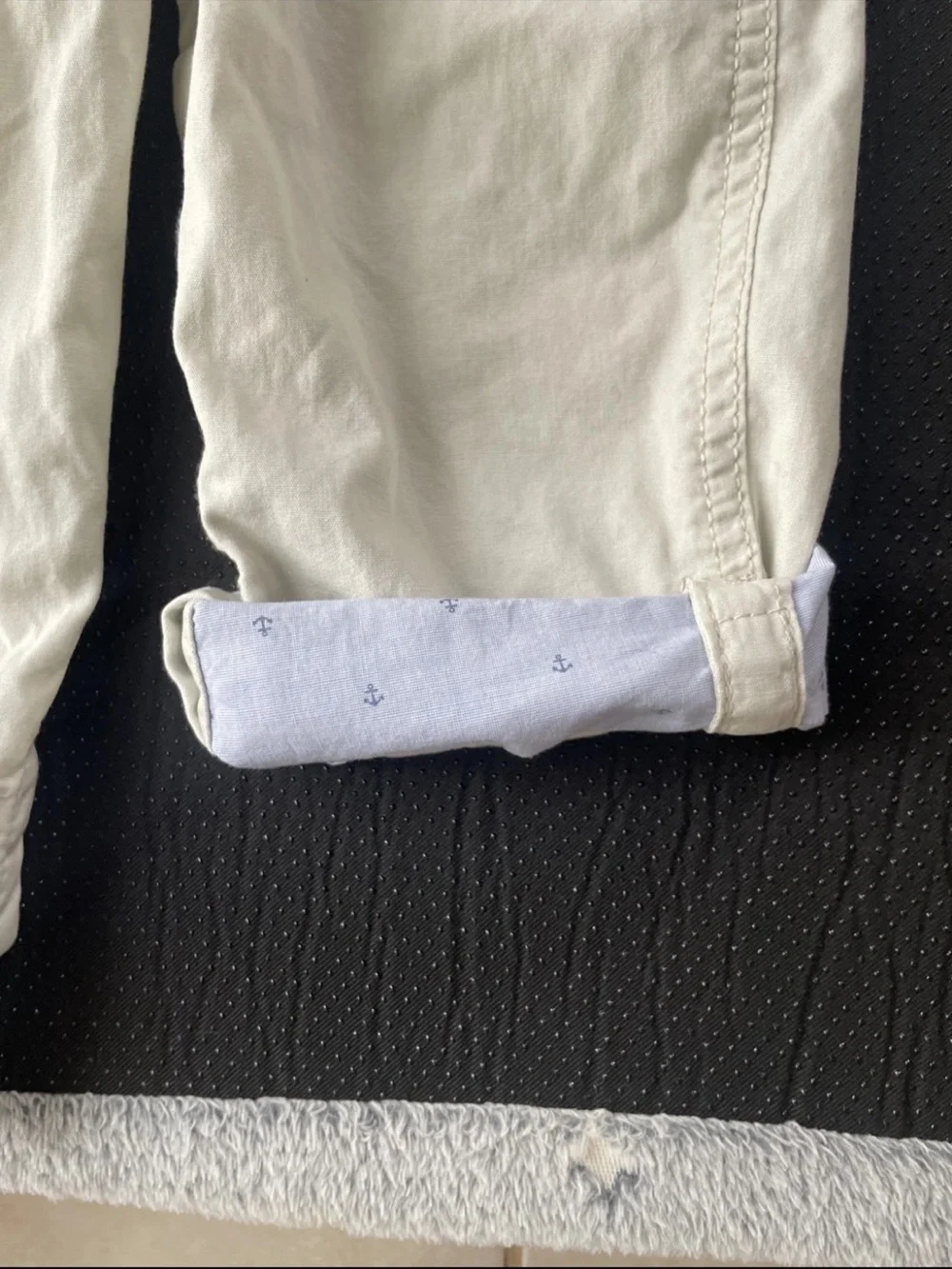 OshKosh B'gosh Cream Kids Overalls with Front Pocket